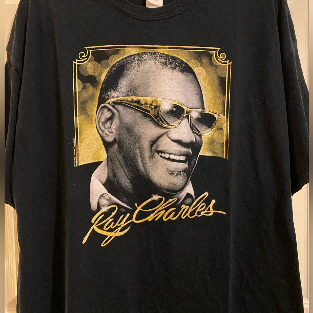 Ray Charles Golden Frames Tee Ray Charles Golden Frames Tee